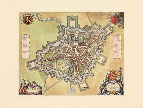 Kaart van Breda